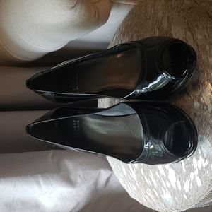 Stuart Weitzman Patent Peep Toe Heels